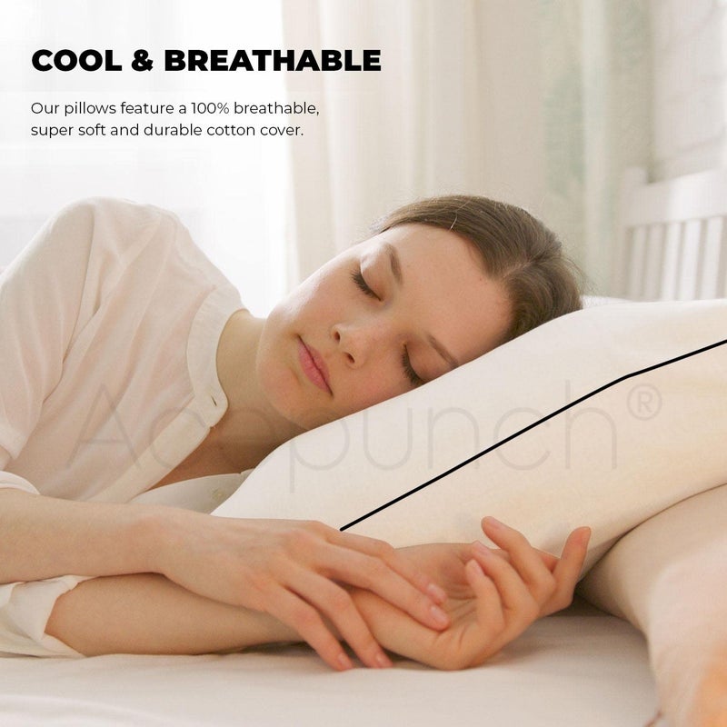 Acepunch Dakimakura Body Pillow â€“ 59x20in Long Pillow for Bed, Soft Cotton Hypoallergenic Full Body Pillow for Side Sleeper, Plush Huggable Cushion for Adults - Image 3